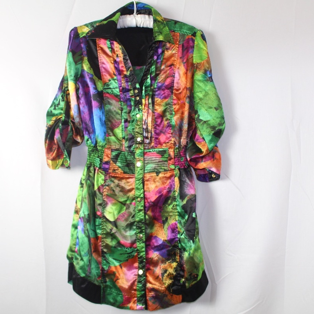 Coogi womens multi colored dress top
